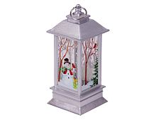 Светящаяся ёлочная игрушка "Фонарик-новогодик", пластик, 5 LED-огней, 14.5 см, батарейки, Peha Magic