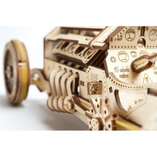 Конструктор 3D-пазл Ugears - Спорткар U-9 гран-при фото 2