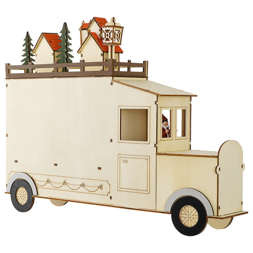 Декор новогодний с подсветкой festive truck из коллекции new year essential фото 9