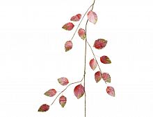 Гирлянда "Рассветные листья", полиэстер, розовая, 120 см, Kaemingk