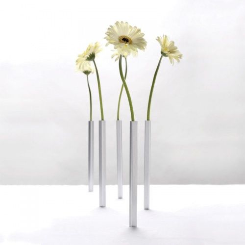 Набор магнитных ваз magnetic vase серебристый фото 4