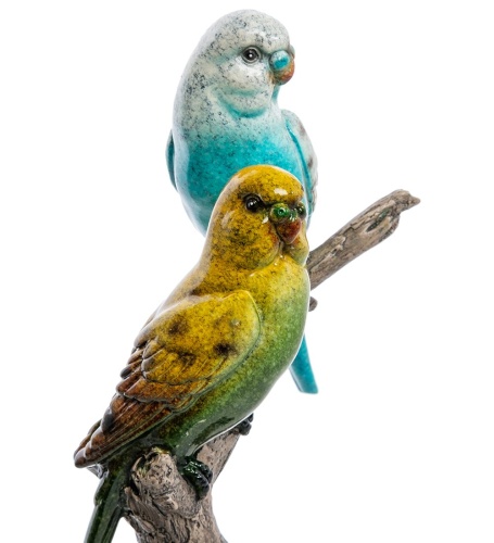 MN- 08 Фигура «Пара волнистых попугаев» фото 2