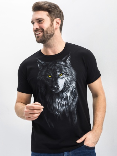 Мужская футболка"Волк" фото 5