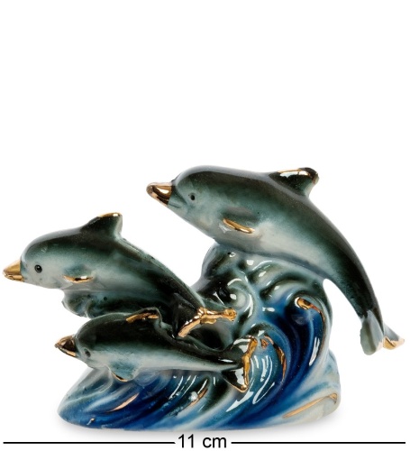 VS-411 Комплект из трех фигурок «Семейства дельфинов» фото 4