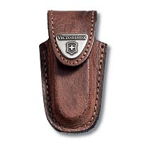 Чехол кожаный Victorinox, для ножей-брелоков 58 мм, коричневый