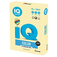 Бумага цветная для принтера IQ Color А4, 80 г/м2, 500 листов, желтая, YE23