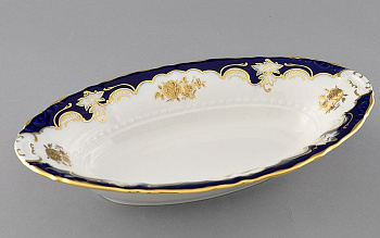 Хлебница Leander "Корзина для хлеба Соната" 07112816-1457, синий и белый