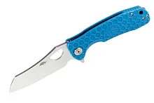 Нож Honey Badger Wharncleaver D2, L , голубая рукоять