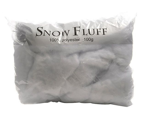 Снежный пух SNOW FLUFF (крупные фрагменты синтепона), 100 г, Kaemingk