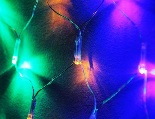 Электрогирлянда "Сетка", 144 разноцветных LED-огня, 1,5х1 м, уличная, SNOWHOUSE фото 3