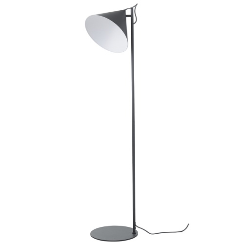 Лампа напольная benjamin, 142хD30 см, серая матовая, серый шнур фото 7