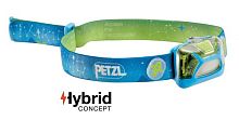 Фонарь светодиодный налобный Petzl Lamp Tikkid голубой, 20 лм, 3 AAA