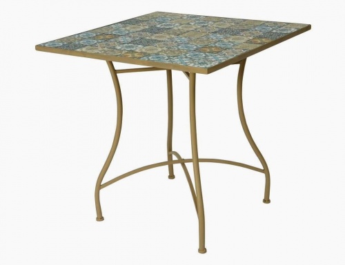 Комплект садовой мебели "Тулуза", (стол и 2 кресла), металл, мозаика, Kaemingk фото 5