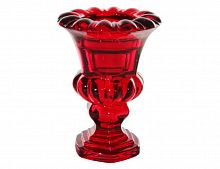Бокал-подсвечник "Романтичный колокольчик", стекло, красный, 8х11 см, SHISHI