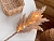 Светящаяся декоративная ветка КОРТАДЕРИЯ, светло-коричневая, 12 тёплых белых микро LED-огней, 70 см, таймер, батарейки, Kaemingk (Lumineo)
