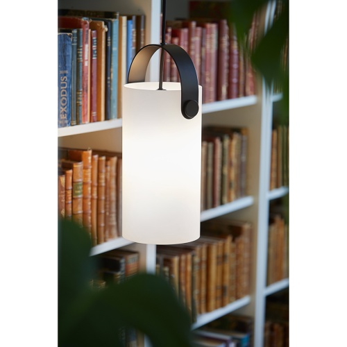 Лампа подвесная ootg, 31хD16 см, белое опаловое стекло фото 5