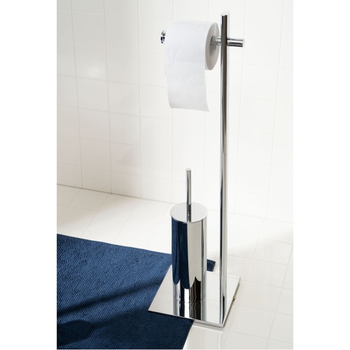 Держатель для туалетной бумаги с ершиком takitani, 76 см, хром фото 7