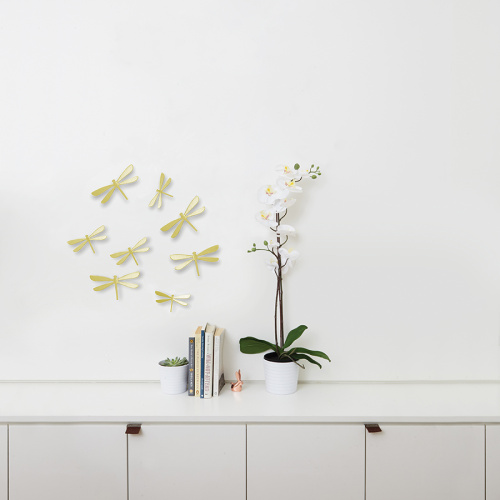 Декор для стен Wallflutter 8 элементов латунь фото 4