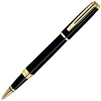 Waterman Exception - Black GT Slim, ручка-роллер, F, BL