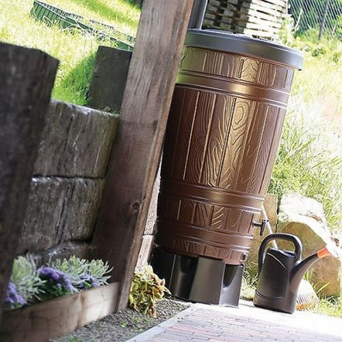 Водосборник Prosperplast Woodcan 265л, коричневый фото 4