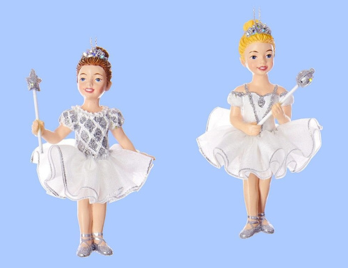 Ёлочная игрушка МАЛЕНЬКАЯ ФЕЯ - БЬЯНКА, полистоун, 11 см, Kurts Adler фото 2