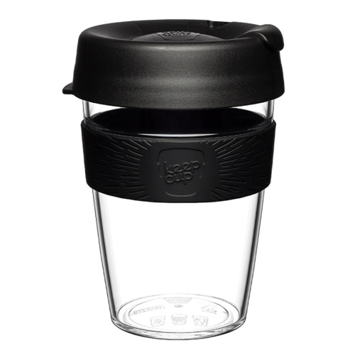 Кружка keepcup original m 340 мл clear black