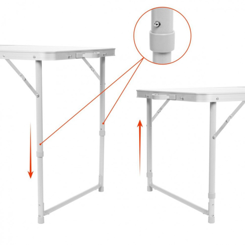 Стол алюминиевый складной Helios T-21407/1-A-1 фото 2