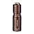 Фонарь-брелок светодиодный Fenix E02R, коричневый, 200 лм, встроенный аккумулятор