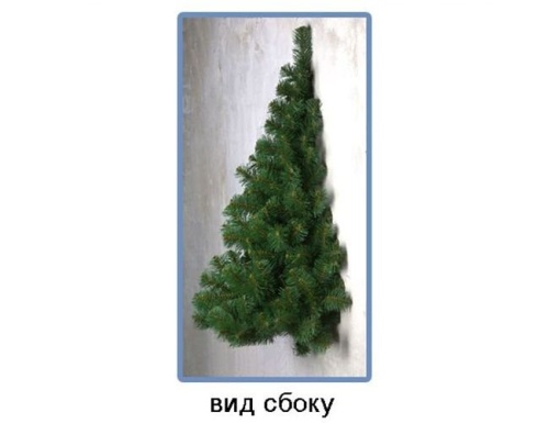 Искусственная елка "Настенная" зеленая, (хвоя - PVC), 90 см, Ели PENERI фото 2