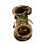Карандашница "Старый башмак" из янтаря, Bot-1, Серебро