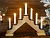 Светильник-горка рождественская СВЕТ В ОКОШКЕ, светлое натуральное дерево, на 7 свечей, 38х30 см, Kaemingk (Lumineo)
