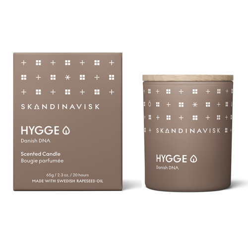 Свеча ароматическая hygge с крышкой, 65 г