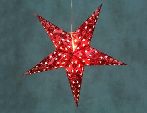 Подвесная звезда "Равенна", бумага, 60 см, Boltze фото 3