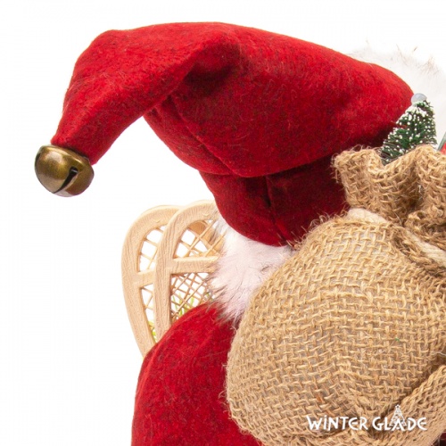 Фигурка Дед Мороз 46 см (красный/серый) фото 7