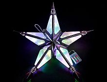 Подвесное украшение "Звезда радости", 20 RGB LED-огней, 50 см, батарейки, MOROZCO