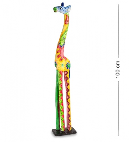 99-412 Статуэтка "Жираф" 100 см (албезия, о.Бали)