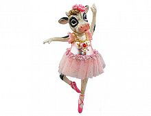 Ёлочная игрушка "Корова -  балерина матильда", стекло, полистоун, 7.5х5х14 см, Holiday Classics