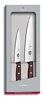 Набор Victorinox кухонный, 2 предмета, лезвие прямое, рукоять из палисандрового дерева