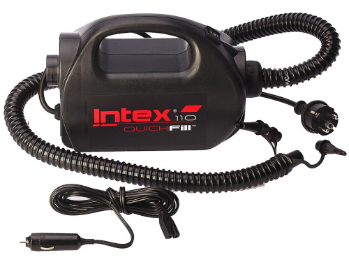 Электрический насос Quick-Fill Pump, 220-240 V/12 V, (400л/мин) INTEX,