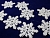 Гирлянда "Парящие снежинки", 2.15 м, 9 снежинок, (снежинка 12 см.), Peha Magic