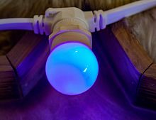 Лампа для Белт Лайт LED синяя, 45 мм, Е27, 4 Вт,
