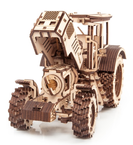 Сборная модель деревянная 3D EWA Трактор Беларус 2022 фото 6