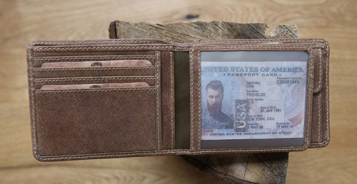Бумажник Klondike Tony, коричневый, 12x9 см фото 11