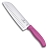Нож Victorinox сантоку, лезвие 17 см рифленое, розовый, в картонном блистере