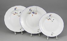 Набор тарелок 18 предметов серии верона гуси арт.67160119-0807, Leander