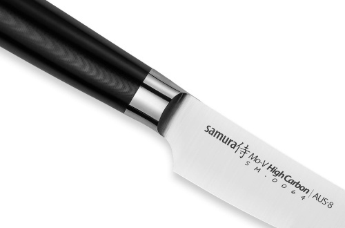 Нож Samura Mo-V малый мясницкий, 15,5 см, G-10 фото 4