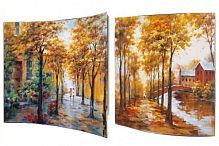 Картина Осенний пейзаж 58х58 см (пара)