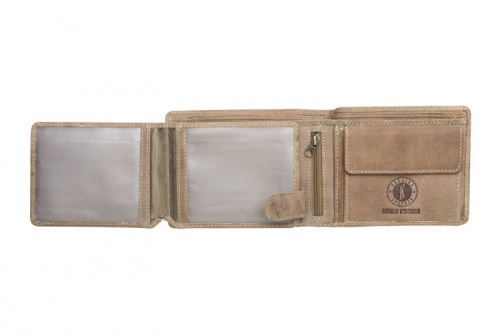 Бумажник Klondike Rob, коричневый, 12,5x10 см фото 5