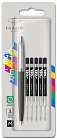 Набор Parker Jotter Orig Gel, ручка гелевая + стержни (5 шт)