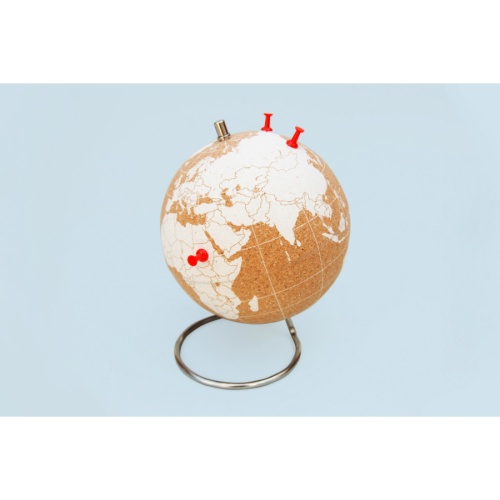 Глобус cork globe, белый фото 4